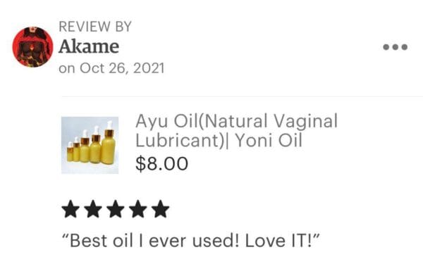 Ayu Oil | Yoni Lubricant | Yoni Oil - Image 10