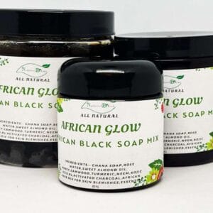 African Glow Black Soap Mix