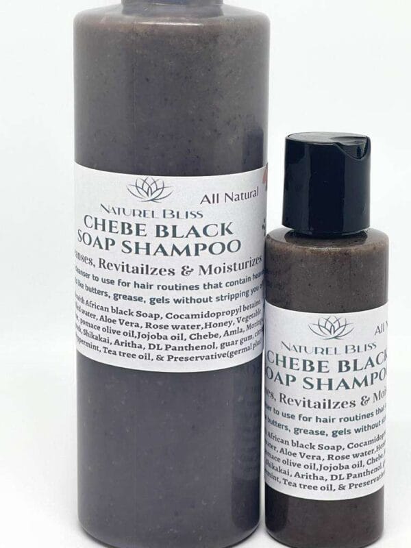 Chebe Black Soap Shampoo|Sulfate Free|All Natural & Gentle|Deep Cleanse|Moisturizes|Revitalizes|For all hair types - Image 3