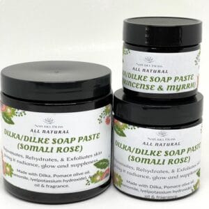 Dilka/Dilke Soap Paste/Sudanese Beauty/Exfoliating/Rejuvenating & Smooth Glowing Skin